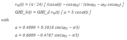 Equations of Collares-Peirera and Rabl (1979)